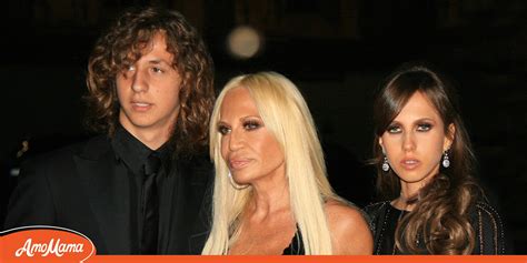 versace model paul beck|donatella Versace and daughter.